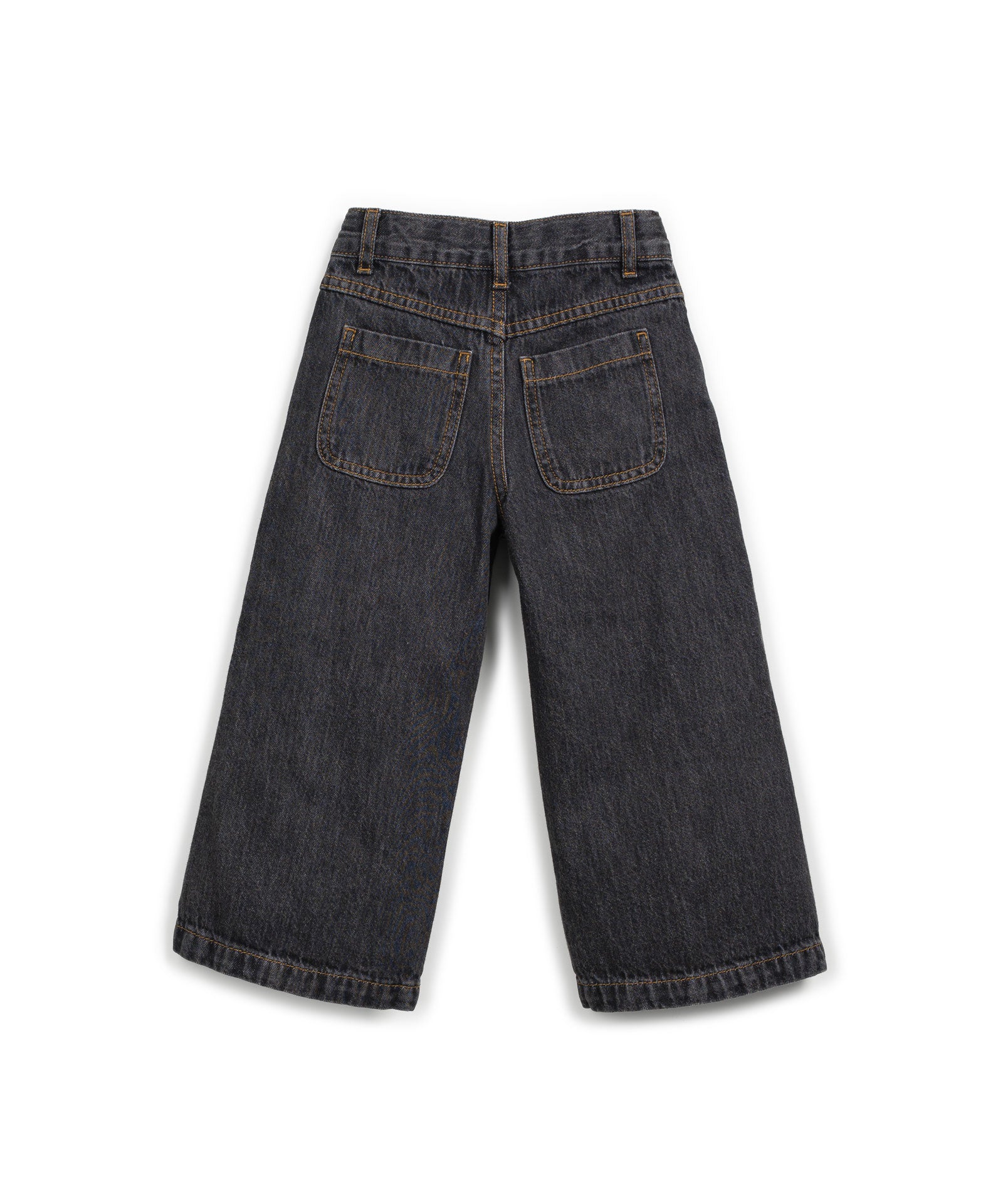 Play up wide denim trousers | grafite