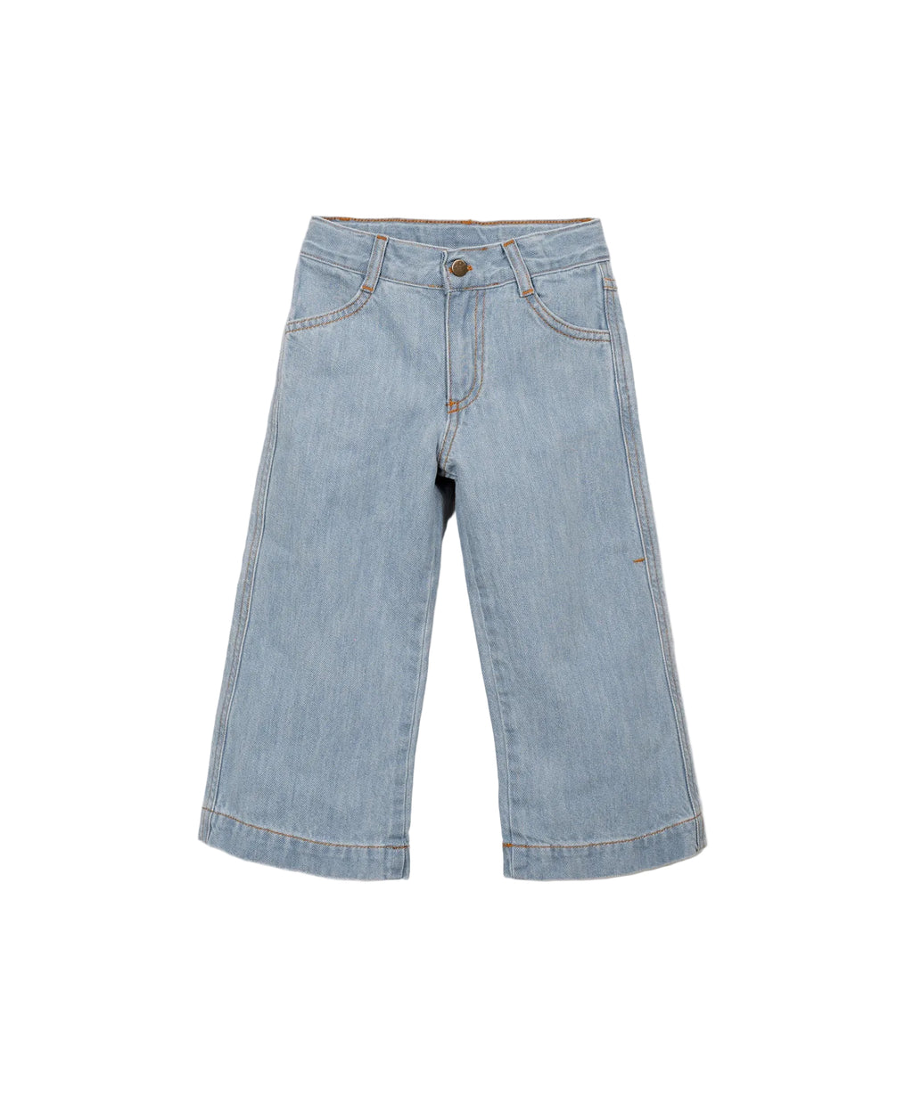 Play up wide leg trousers | denim