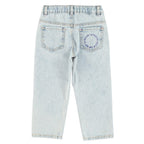 Piupiuchick unisex trousers | washed light blue denim
