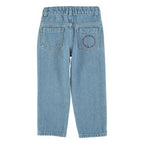 Piupiuchick unisex trousers | washed navy denim
