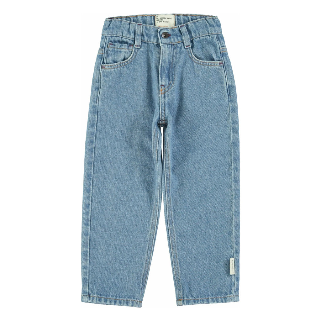 Piupiuchick unisex trousers | washed navy denim