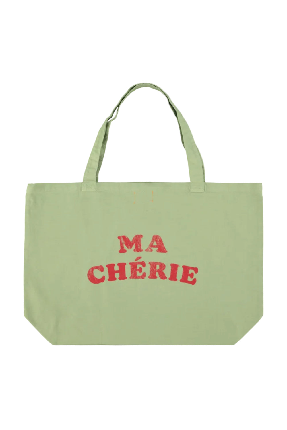 Piupiuchick XL bag | light olive w/ cherry print