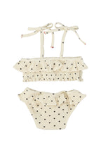 Piupiuchick bikini | ecru w/ black hearts
