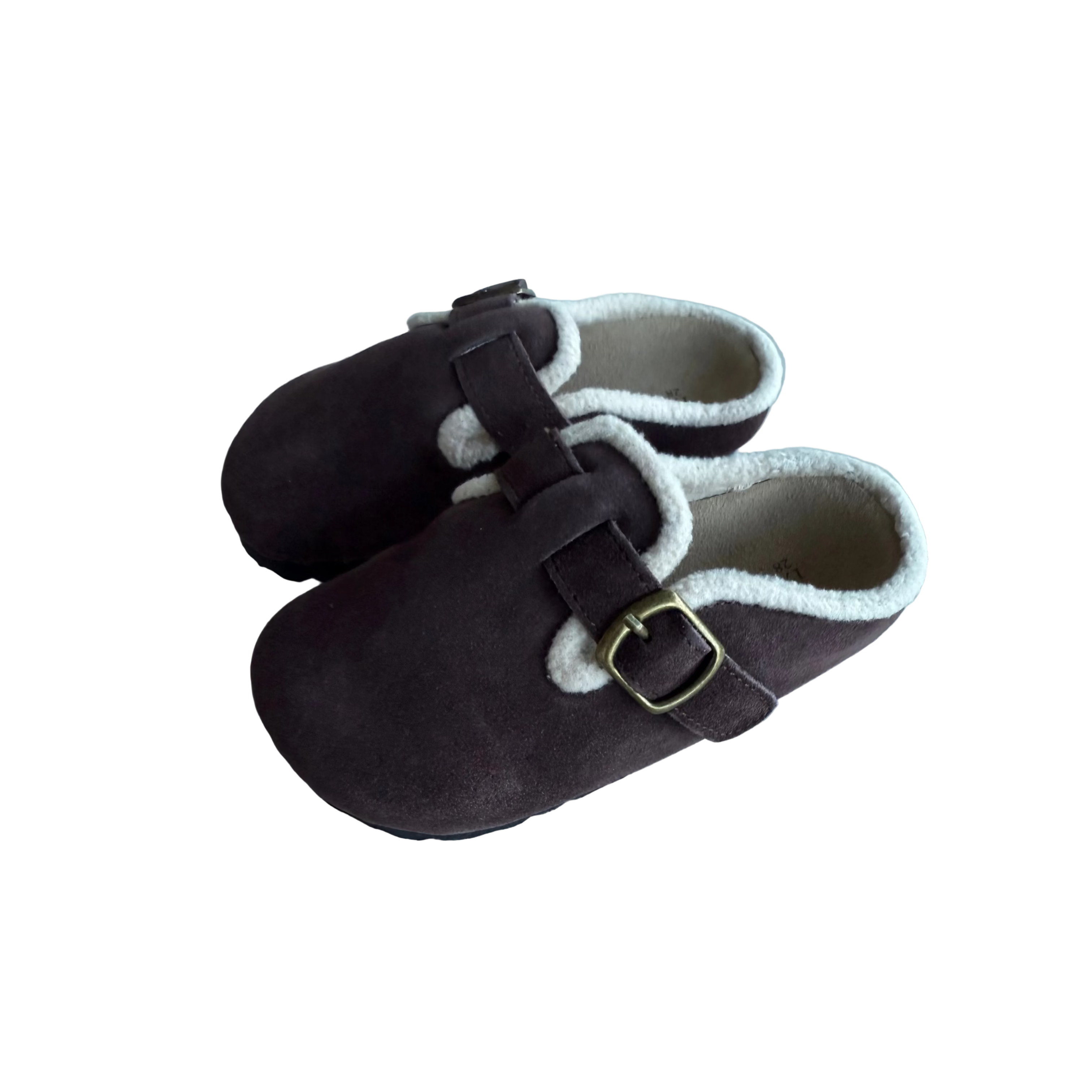 Cozy slip on clogs | brown