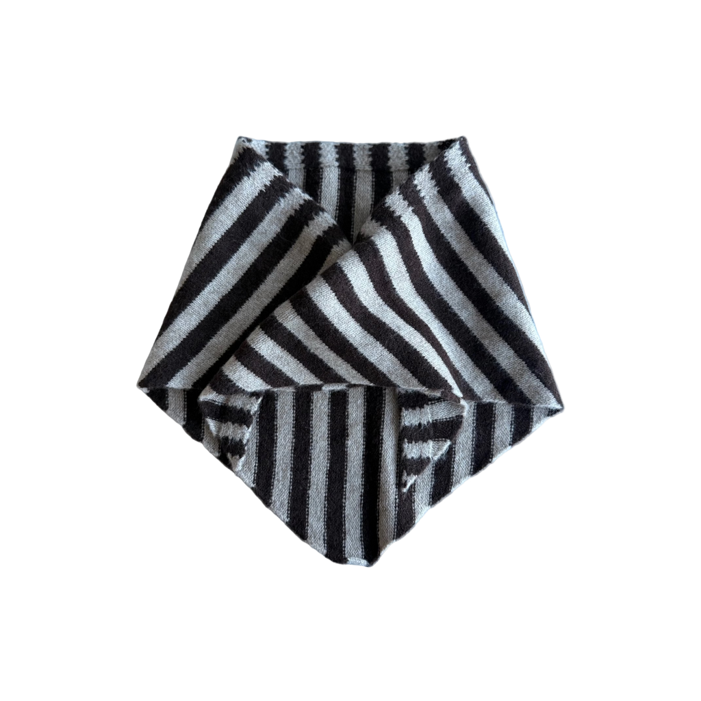 Striped scarf | brown