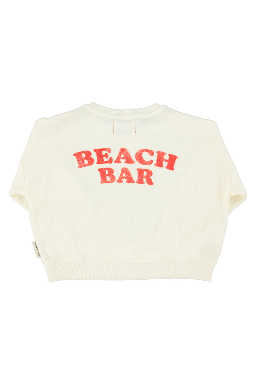 Piupiuchick sweatshirt | ecru w/ ice cream print