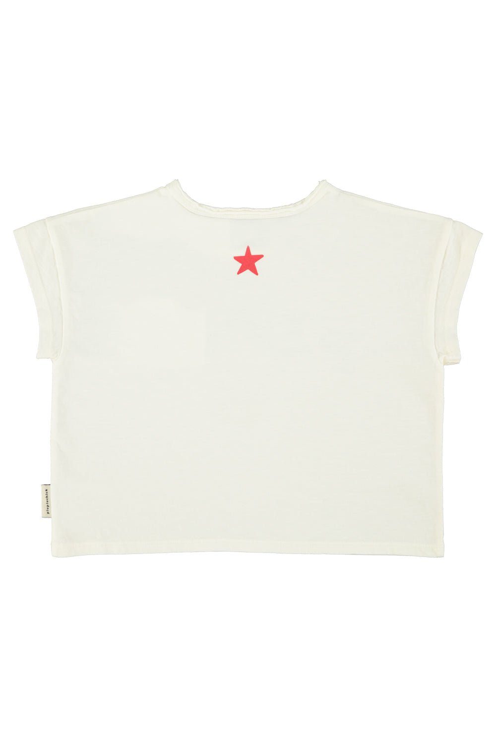 Piupiuchick t'shirt |ecru w/ "peace" print