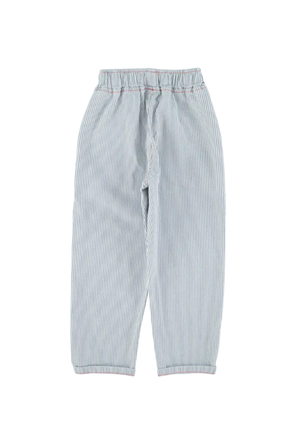 Piupiuchick unisex trousers  | ecru w/ indigo stripes