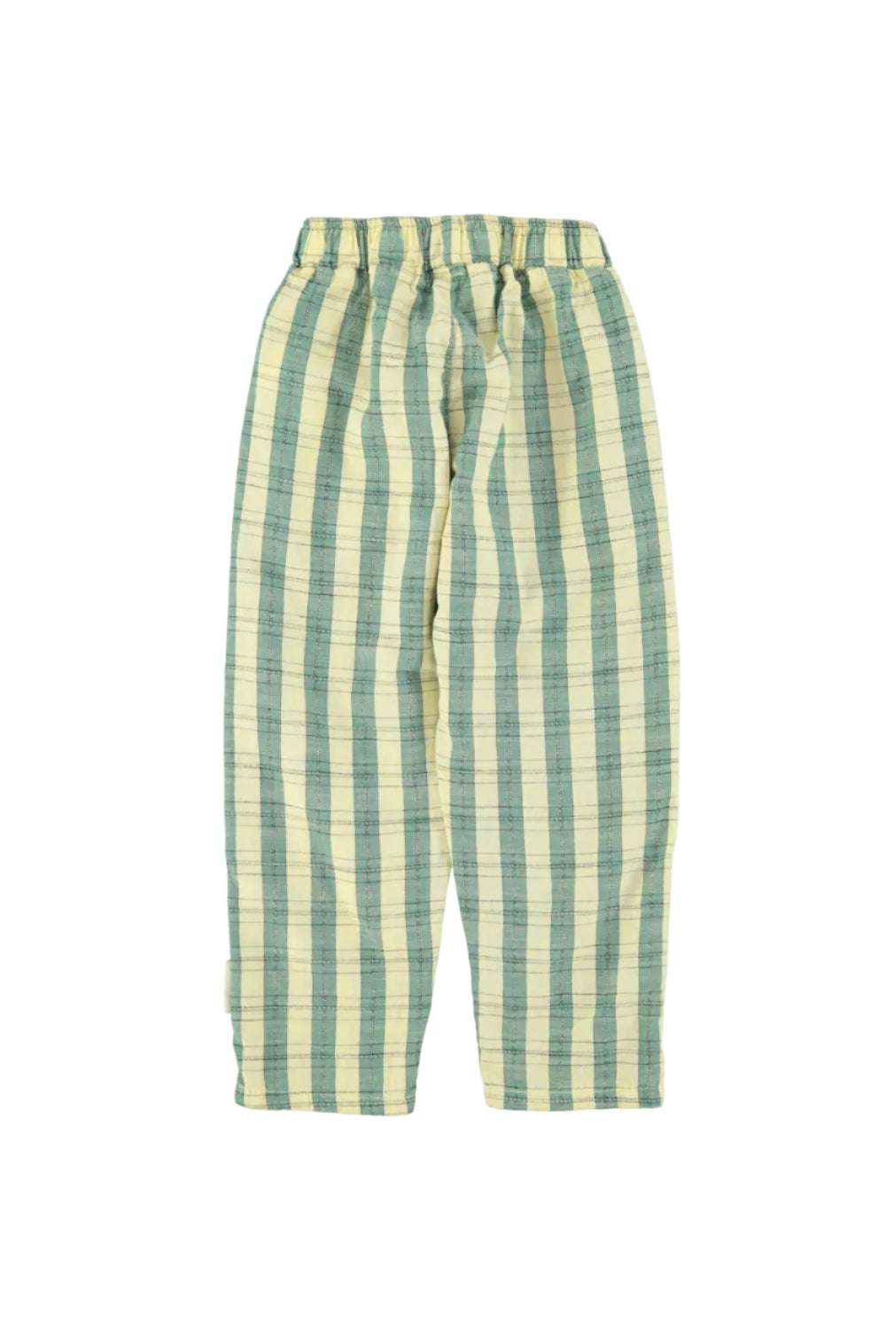 Piupiuchick unisex trousers | light yellow checkered