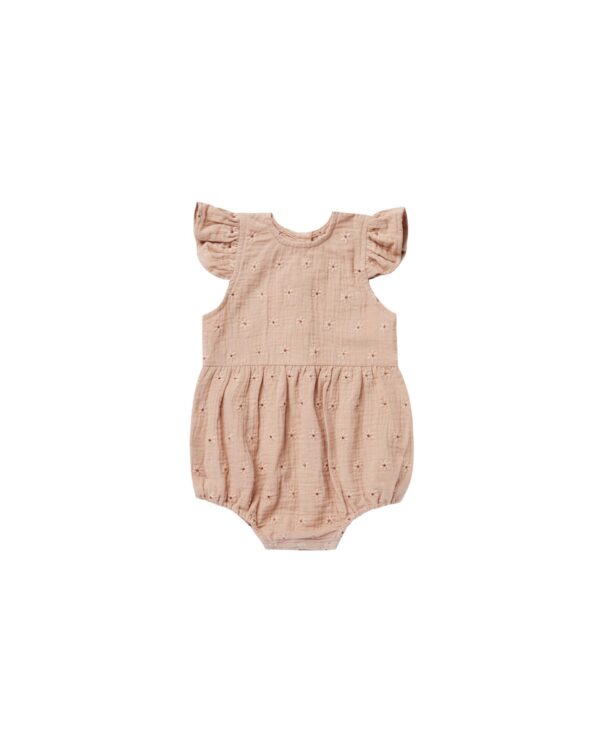 Rylee + Cru amelia romper | daisy embroidery