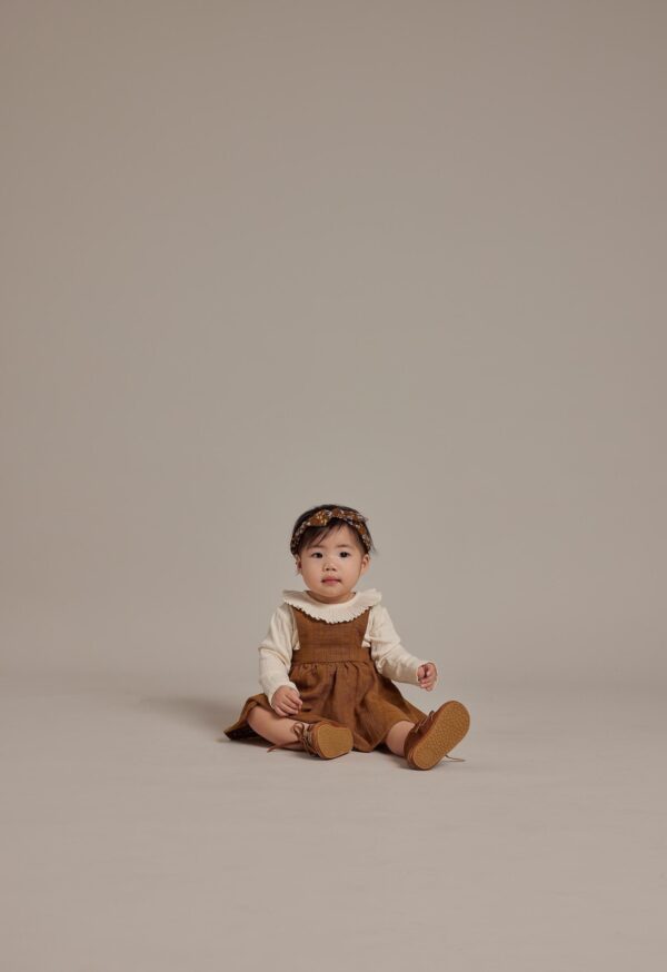 Rylee + Cru pinafore | chartreuse - Afbeelding 2
