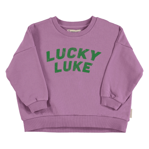 Piupiuchick Sweatshirt | Mauve w/ "lucky luke" print