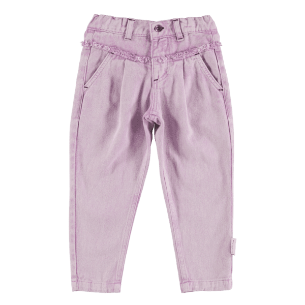 Piupiuchick Mom fit trousers | Lilac